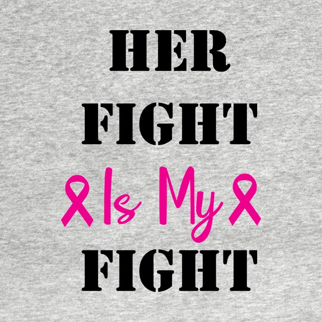 Fight Breast Cancer Awareness Pink Ribbon by macshoptee